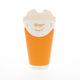 シモジマ バタフライカップ12オンスコールドシングルオレンジ 40個/パック 004535208 1セット(1パック(40個入)×20)（直送品）