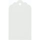 シモジマ ペーパータグ スカラップ S 白無地 007232501 1セット(1袋(50枚)×10)