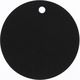 【ケース販売】HEIKO ペーパータグ 丸 50mm 黒無地 007232510 1ケース(50枚入×10束 合計500枚)（直送品）