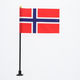 Ｎ　ミニフラッグ　ノルウェー　1枚／パック 007272745 1枚／パック×10パック（直送品）