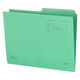 コクヨ 1/2カットフォルダー(カラー) A4 第2見出し A4-2F-2G 1セット(100冊)