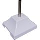 日本ハンガーボード のぼり旗用プラスチックカバーベース PPN-WHT　 1個
