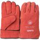 おたふく手袋 ウェルザ5本指手袋レッド フリー W-0510R 1双