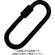 水本機械製作所 水本 ステンレス プチカラビナ(環付) 黒色塗装 線径6mm 長さ65mm B-2847 1個 202-1973（直送品）