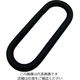 水本機械製作所 水本 ステンレス プチカラビナ(スタンダード型) 黒色塗装 線径8mm 長さ74mm B-2844 1個 202-1981（直送品）