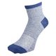 COVER WORK 機能性快適ソックス アンクル先丸タイプ 2足組 25~27cm 杢ブルー FTー1116 1セット(4足:2足×2組)（直送品）