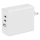 USB充電器 65W急速充電アダプター/PD対応/USB-C×2、USB-A×1/VV-PD65C2A1-Gan 1個Vodaview