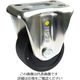 シシク 低床重荷重用キャスター 固定 50径 導電性モノマーキャスティングナイロン車輪 三価クロメート HK-50U-MCD 1個（直送品）