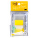 スリーエム(3M) ポストイット フィルムふせん 付箋 ディスペンサー付き 透明 44mm×25mm イエロー 1パック 680DN-3