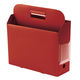 プラス PP製 キャリーボックス+ A4 レッド 3個FL-126BF