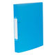 デリ 丸形2穴リングファイル背幅35mmブルー ORF-35 1冊ORF-35