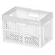 【折りたたみコンテナ】 天馬 Profix 折りたたみバスケットM_ホワイト 811000813 1個