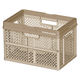 【折りたたみコンテナ】 天馬 Profix 折りたたみバスケットM_ベージュ 811000814 1個
