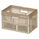 【折りたたみコンテナ】 天馬 Profix 折りたたみバスケットL_ベージュ 811000817 1個