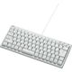 サンワサプライ コンパクトキーボード(テンキー無し・ホワイト) SKB-KG3WN2 1個