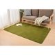 萩原 洗える ミンクタッチラグ2 1850×1850mm グリーン 240624506 1枚（直送品）