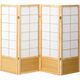ヤマコー 和風衝立 JP-S 4連 H1200 ナチュラル 50367 1個（直送品）