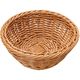 ヤマコー アメニティーバスケット ラウンド ライトブラウン 小 50833 1個