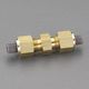 エスコ 10x10mm ユニオン(ストレート/黄銅製) EA425LC-10 1セット(15個)（直送品）