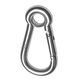エスコ 5.0x 50mm スナップフック(ステンレス製) EA638DB-21 1セット(30個)（直送品）