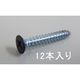 エスコ 3 x20mm アングル用ビス(スチール黒/12本) EA951EE-311 1セット(720本:12本×60袋)（直送品）