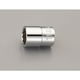 エスコ 3/8”DRx15mm ソケット EA618BV-15 1セット(10個)（直送品）