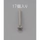 エスコ M2 x10mm トラス頭小ねじ(ステンレス製/17本) EA949NH-210 1セット(510本:17本×30パック)（直送品）