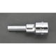 エスコ 3/8”DR/5.0x50mm [INHEX]ビットソケット EA618JT-5 1セット(10個)（直送品）