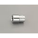エスコ 1/4”DRx 8mm ソケット(二重4角) EA618AL-8 1セット(10個)（直送品）