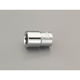 エスコ 1/4”DRx10mm ソケット(二重4角) EA618AL-10 1セット(10個)（直送品）
