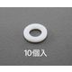 M24/25.0x44.0x4.0mm 平ワッシャー(ナイロン製/10枚) EA949ZA-242 1セット(300枚:10枚×30袋)（直送品）