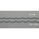 エスコ 2.6mmx 2m リンクチェーン(スチール製) EA980TJ-11 1セット(10本)（直送品）
