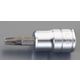 エスコ 3/8”DR/T55x58mm [TORX]ビットソケット EA618PS-155 1セット(4個)（直送品）