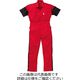 山田辰 寛斎ユニフォーム夏半袖ツヅキ服 レッド 5L 12-KM-257-RE-5L 1枚（直送品）