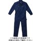 山田辰 綿100%ツヅキ服 ネイビーブルー LL 1-2600-NB-LL 1枚（直送品）