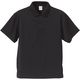 キャブ 4.1オンス ドライポロシャツ M ブラック 591001 1セット(1枚×3)