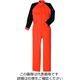 クレヒフク 綿100％ツートンツナギ服 オレンジ M 211-72-M 1枚（直送品）