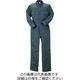 クレヒフク 綿100％ジャンプスーツ チャコールグレー 6L 111-28-6L 1枚（直送品）
