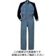 クレヒフク 綿100％ツートンツナギ服 グレー BBL 211-20-BBL 1枚（直送品）