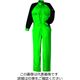 クレヒフク 綿100％ツートンツナギ服 グリーン 5L 211-50-5L 1枚（直送品）