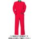 クレヒフク 綿100％ジャンプスーツ レッド 4L 1210-80-4L 1枚（直送品）