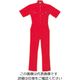 クレヒフク 綿100％半袖ジャンプスーツ レッド L 1700-80-L 1枚（直送品）