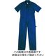 クレヒフク 半袖ツナギ服 ネイビー 5L 608-31-5L 1枚（直送品）