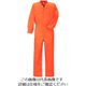 クレヒフク 綿100％ツナギ服 オレンジ S 7600-72-S 1枚（直送品）