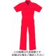 クレヒフク 綿100％半袖ピットスーツ レッド L KR203-80-L 1枚（直送品）