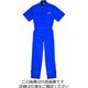 クレヒフク 綿100％半袖ピットスーツ ブルー 4L KR303-30-4L 1枚（直送品）