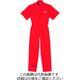 クレヒフク 綿100％半袖ピットスーツ レッド L KR303-80-L 1枚（直送品）