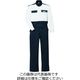 クレヒフク 綿100％ピットスーツ ホワイト L KR6-40-L 1枚（直送品）