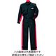 クレヒフク 綿100％ピットスーツ ブラック S KR8-29-S 1枚（直送品）