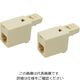 ジェフコム 電話線アダプター LNCーTELーB 1袋(2個)（直送品）